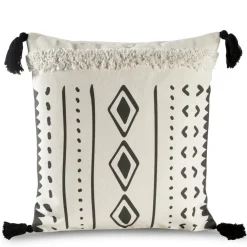 Poszewka BOHO 24 chwosty 45x45 kremowa * EUROFIRANY B.B. Choczyńscy Sp.J. New