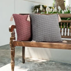 Poszewka BOHO 45cm x 45cm czarna frędzle * EUROFIRANY B.B. Choczyńscy Sp.J. Clearance