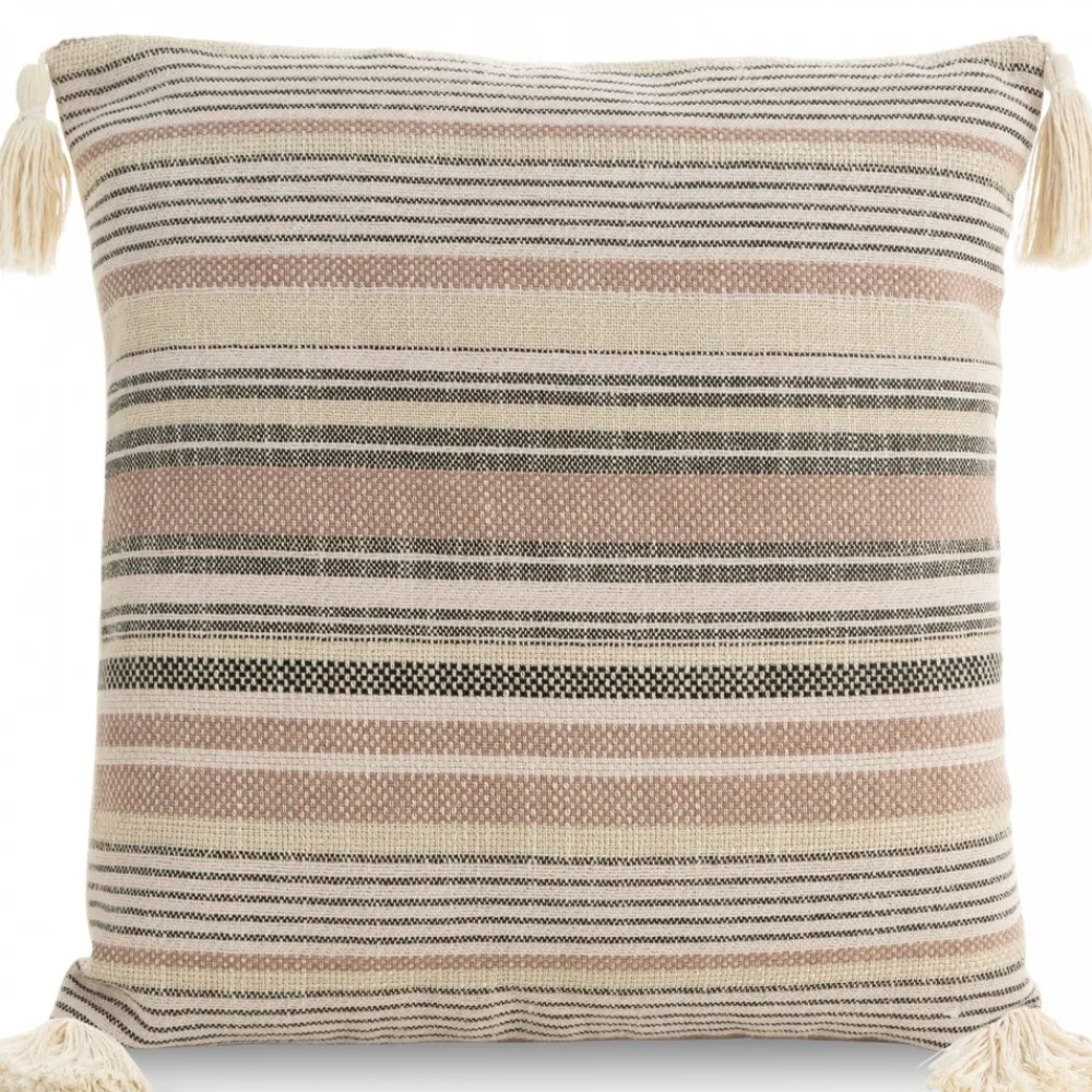 Poszewka BOHO 4 45x45 cm pudrowa chwosty * EUROFIRANY B.B. Choczyńscy Sp.J. Best