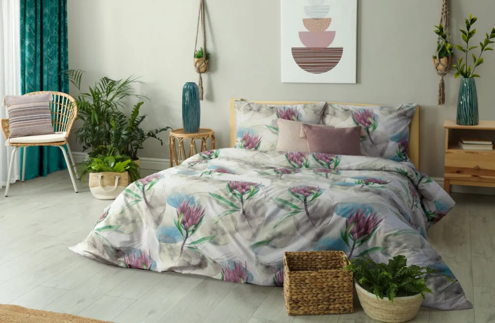 Poszewka BOHO 4 45x45 cm pudrowa chwosty * EUROFIRANY B.B. Choczyńscy Sp.J. Best