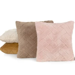 Poszewka CARO zielona 45x45 geometryczna * EUROFIRANY B.B. Choczyńscy Sp.J. Outlet