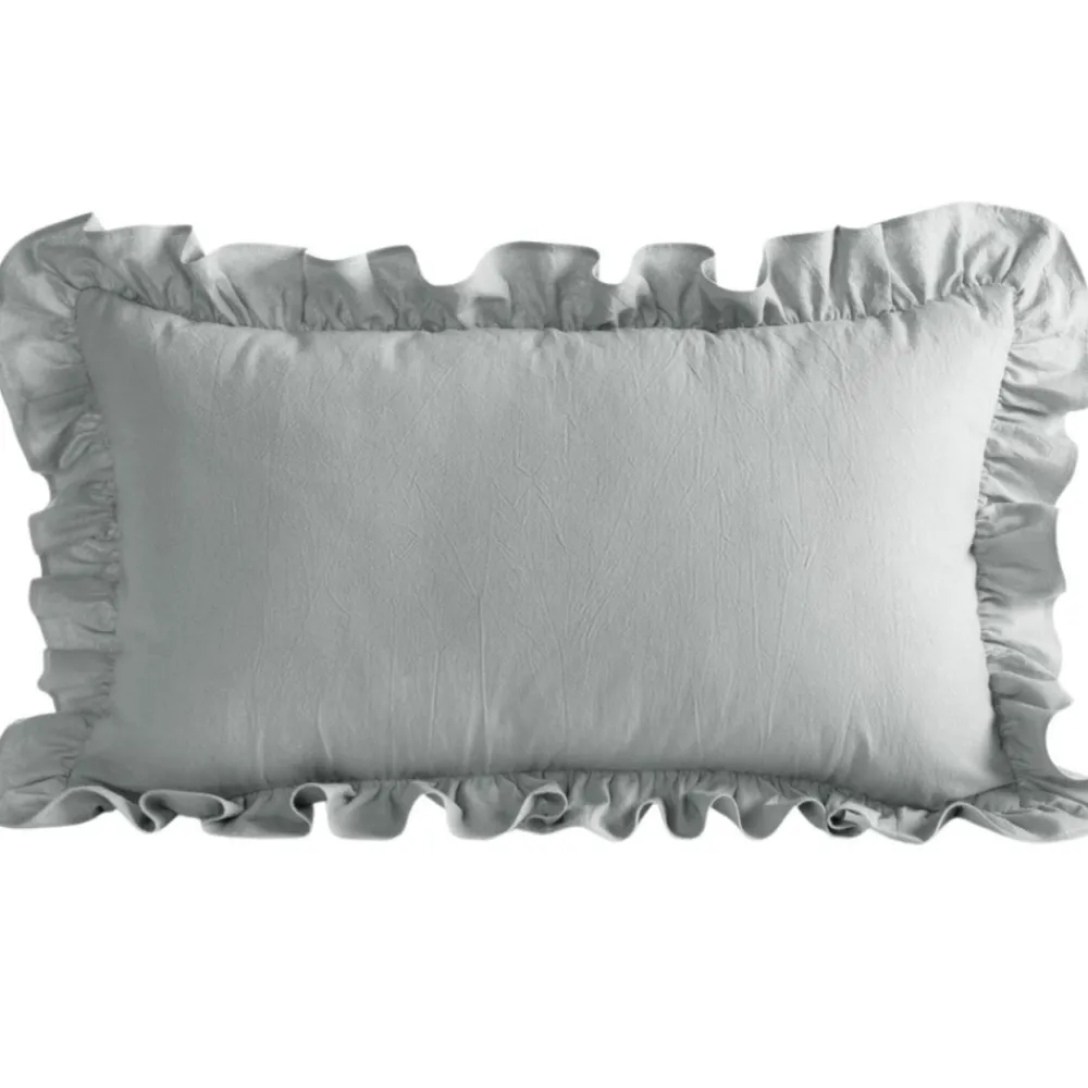 Poszewka FALBANKA 30x50 cm srebrna bawełna * EUROFIRANY B.B. Choczyńscy Sp.J.