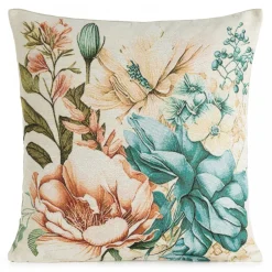 Poszewka GOBELIN 10 45x45 cm kremowa kwiaty * EUROFIRANY B.B. Choczyńscy Sp.J. Clearance