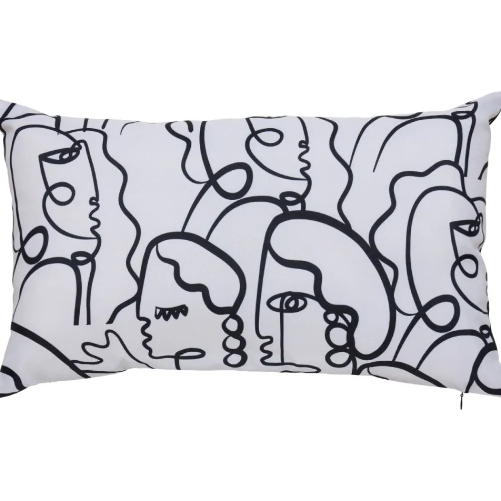 Poszewka na poduszkę 30 x 50 cm Nolan biała * Atmosphera Outlet