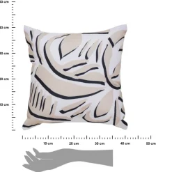 Poszewka na poduszkę 40 x 40 cm Tileo beż * Atmosphera New
