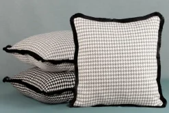 Poszewka PEPITKA2B 45x45 srebrna kremowa * EUROFIRANY B.B. Choczyńscy Sp.J. Online