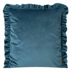 Poszewka VELVET 45x45 falbana niebieski * EUROFIRANY B.B. Choczyńscy Sp.J. Outlet