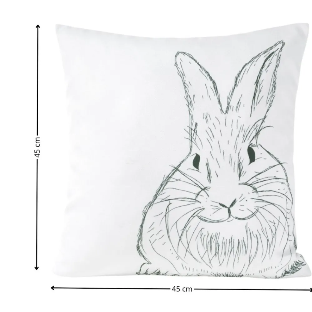 Poszewka WIOSNA/139 45x45 cm zając biała * EUROFIRANY B.B. Choczyńscy Sp.J. Hot
