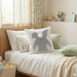 Poszewka WIOSNA/129 45x45 cm zając srebrny * EUROFIRANY B.B. Choczyńscy Sp.J. Outlet