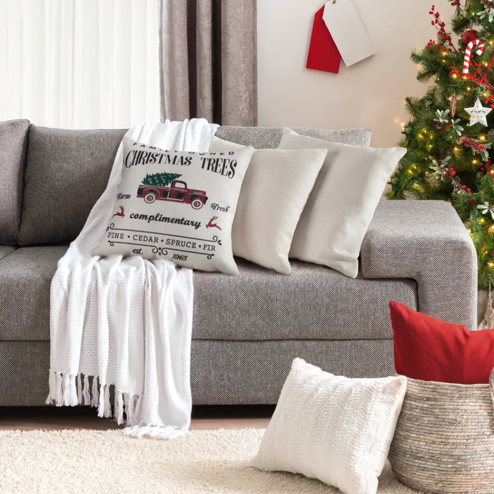 Poszewka świąteczna 122 45x45 cm auto * EUROFIRANY B.B. Choczyńscy Sp.J. Outlet