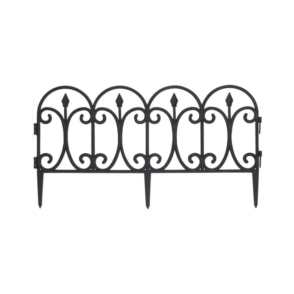 Płotek ogrodowy ażurowy 4 szt 60x30 cm * Progarden Discount