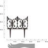 Płotek ogrodowy żeliwny 26,5xh28 cm * Esschert Design Outlet