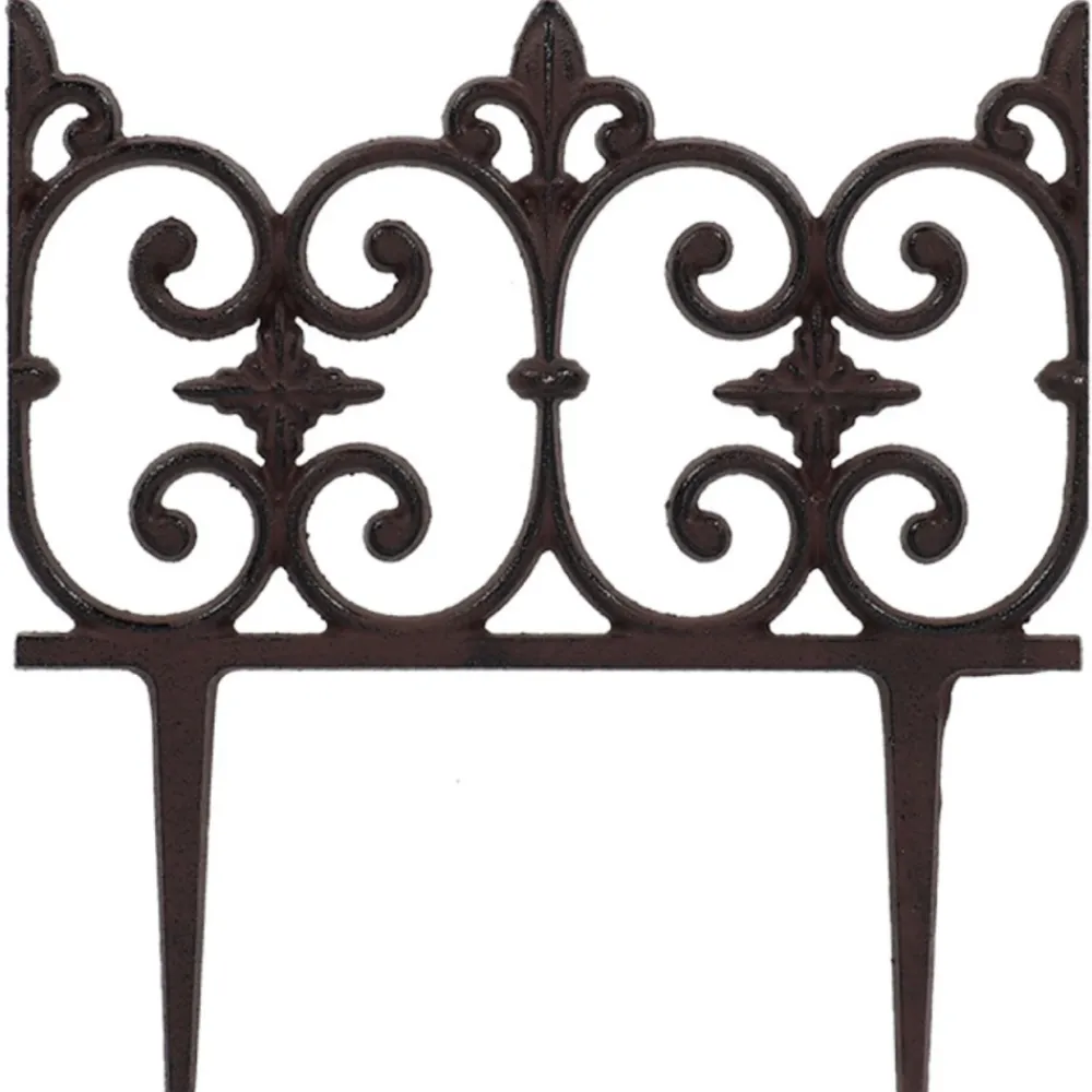 Płotek ogrodowy żeliwny 26,5xh28 cm * Esschert Design Outlet