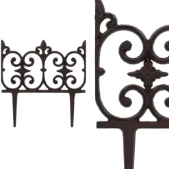 Płotek ogrodowy żeliwny 26,5xh28 cm * Esschert Design Outlet