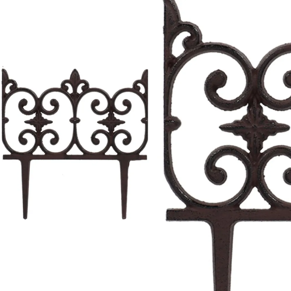 Płotek ogrodowy żeliwny 26,5xh28 cm * Esschert Design Outlet