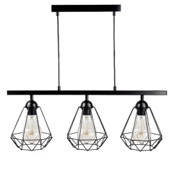 Potrójna lampa wisząca Diamante