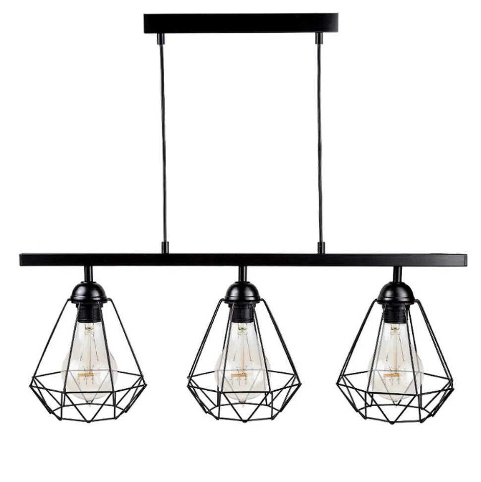 Potrójna lampa wisząca Diamante
