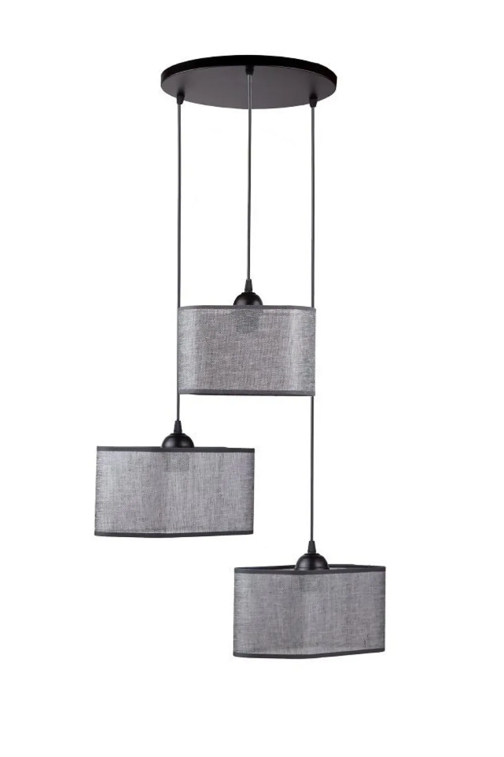 Potrójna lampa wisząca Grigio * Bodek New