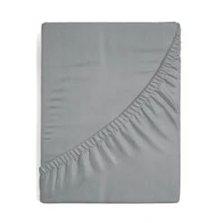 Prześcieradło JERSEY stalowe 90x200+25cm
