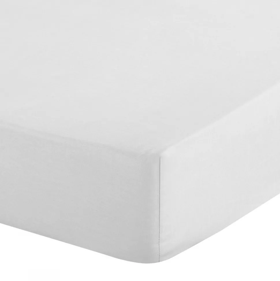 Prześcieradło SOFT białe 220x200 +30 cm