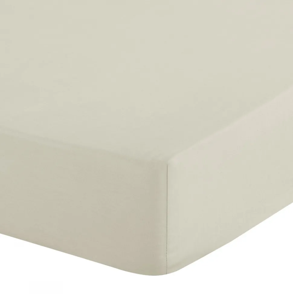 Prześcieradło SOFT kremowe 100x200 +25 cm