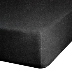 Prześcieradło FROTTE czarne 180x200 x 20cm * EUROFIRANY B.B. Choczyńscy Sp.J.