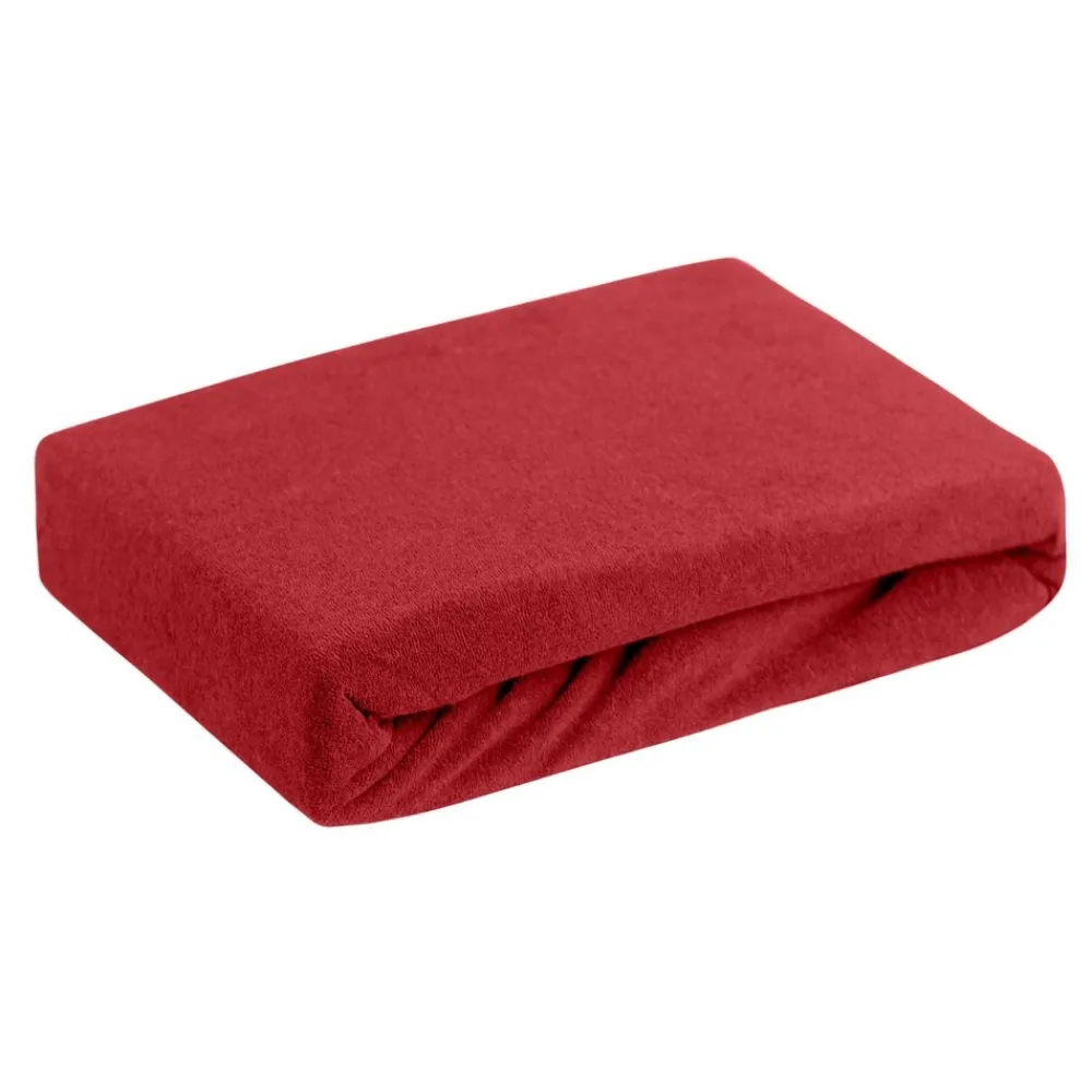 Prześcieradło FROTTE czerwone 180x200 x 20cm * EUROFIRANY B.B. Choczyńscy Sp.J. Online