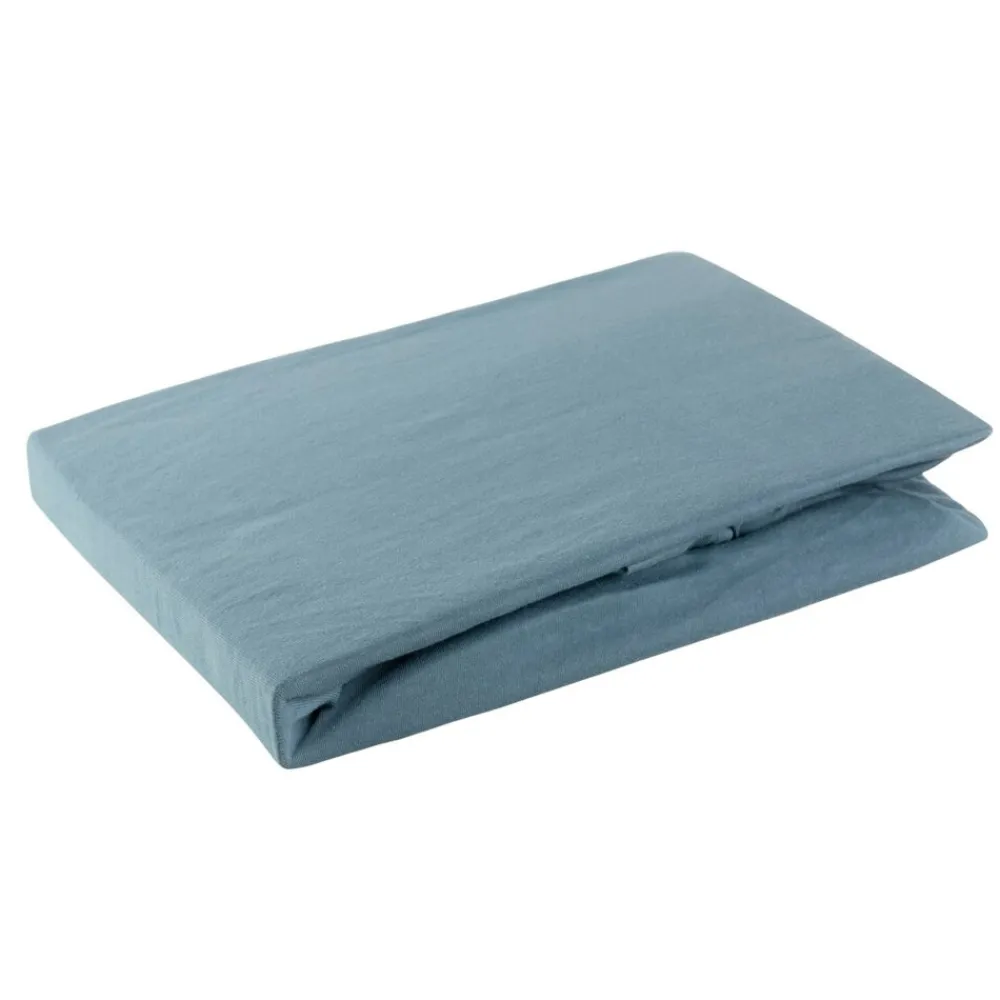 Prześcieradło JERSEY niebieskie 90x200 +25cm * EUROFIRANY B.B. Choczyńscy Sp.J. New