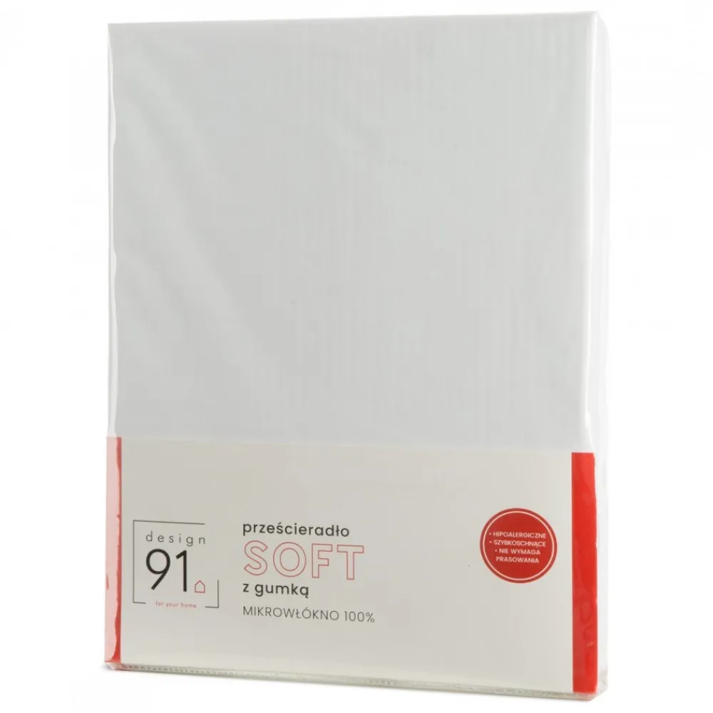 Prześcieradło SOFT białe 140x200 +30 cm * EUROFIRANY B.B. Choczyńscy Sp.J. Best