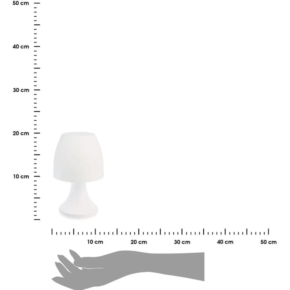 Przenośna lampka nocna LED biała 19 cm * Atmosphera Outlet