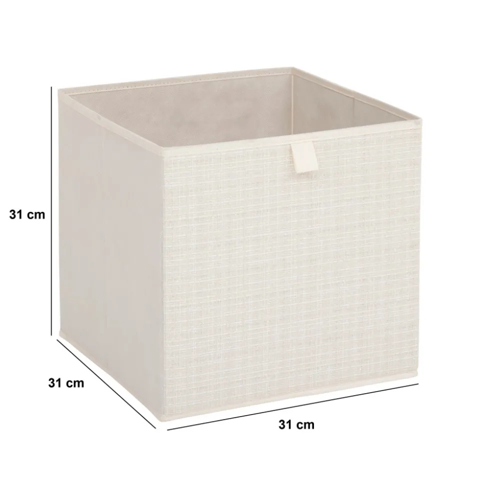Pudełko do przechowywania Tweed Beige