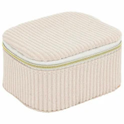 Pudełko na biżuterię Enya beżowe 11x9 cm