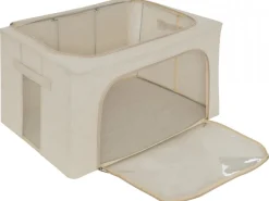 Pudełko tekstylne do przechowywania 60 x 40 cm Dressy beż