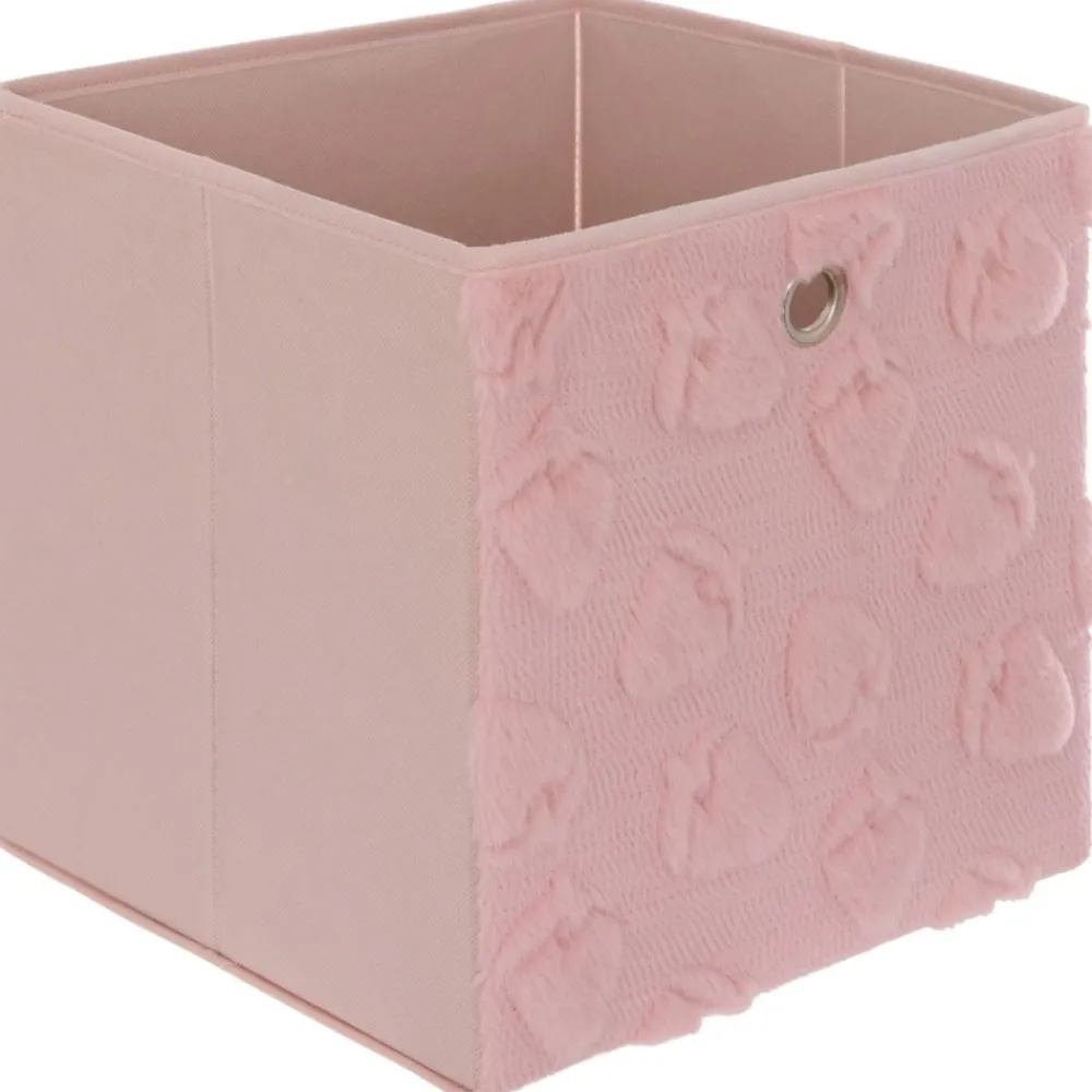 Pudełko do przechowywania Fraiz 30 x 30 cm róż * Atmosphera Outlet