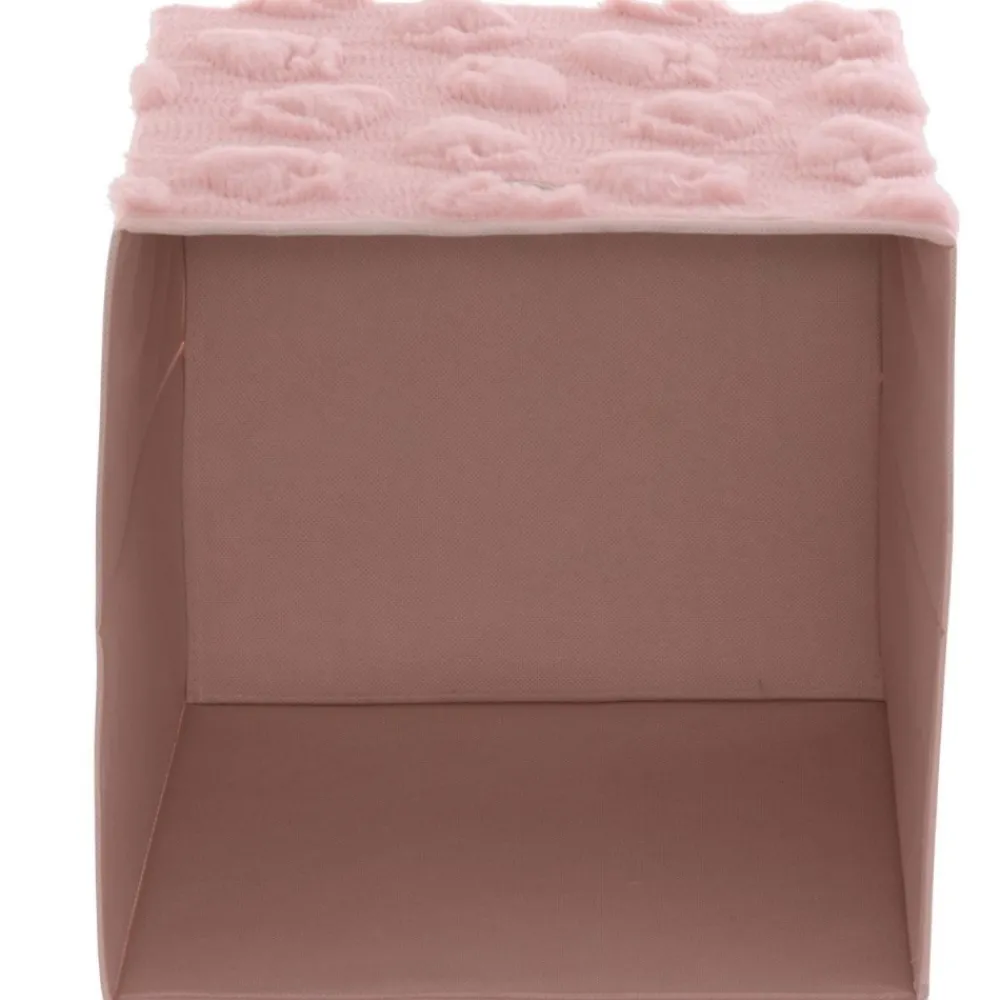 Pudełko do przechowywania Fraiz 30 x 30 cm róż * Atmosphera Outlet