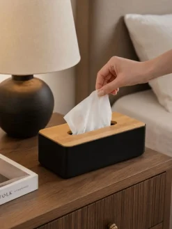 Pudełko na chusteczki Natureo czarne * 5five Simply Smart Hot