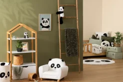 Pudełko na zabawki 40 cm białe Panda * Atmosphera New