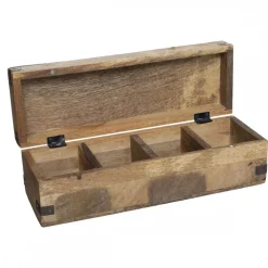 Pudełko z 4 przegródkami Mango Wood * Atmosphera Online