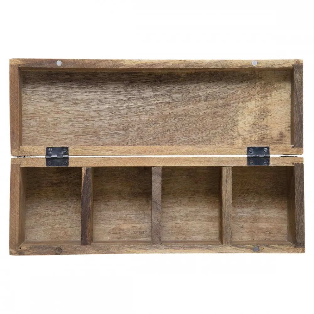 Pudełko z 4 przegródkami Mango Wood * Atmosphera Online