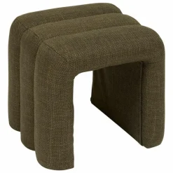 Pufa tapicerowana Sisco zieleń khaki