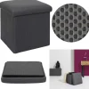 Pufa URBAN BOX do przechowywania szara
