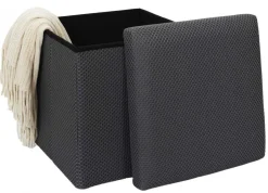 Pufa URBAN BOX do przechowywania szara