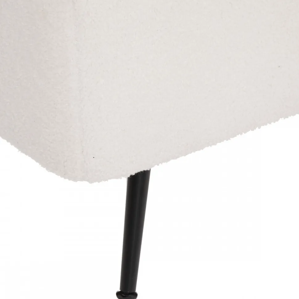 Pufa ze schowkiem Aurora 100x40 cm biała