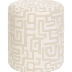 Pufa Delor Modernist 36 cm biała * Atmosphera Sale