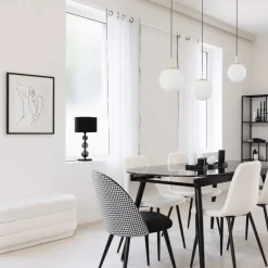 Pufa Sinan 100x40 cm biała boucle * Atmosphera Online