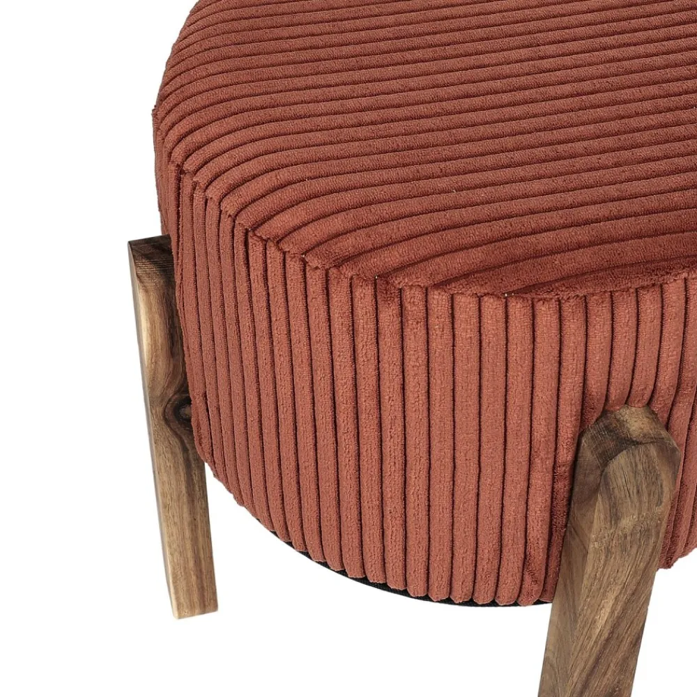Pufa tapicerowana Modern miedziana * HowHomely Online
