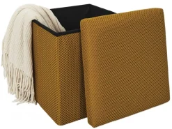 Pufa URBAN BOX do przechowywania miodowa * HowHomely Discount