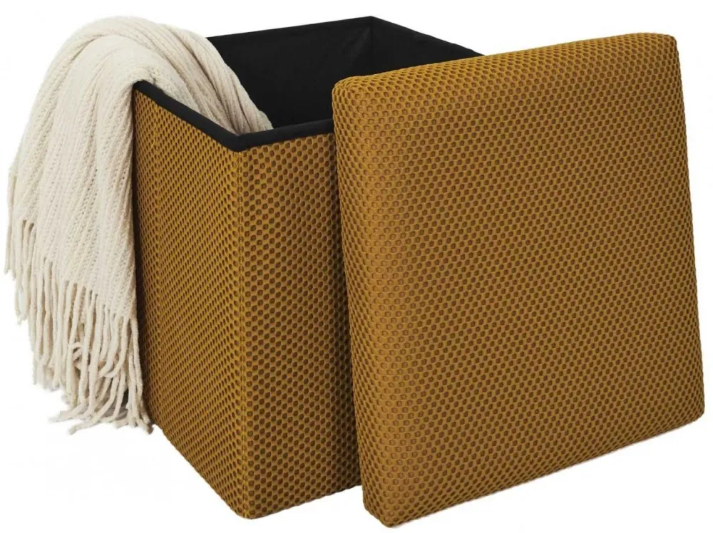 Pufa URBAN BOX do przechowywania miodowa * HowHomely Discount