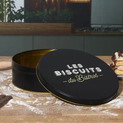 Puszka na ciastka Bistrot czarna * HowHomely Sale