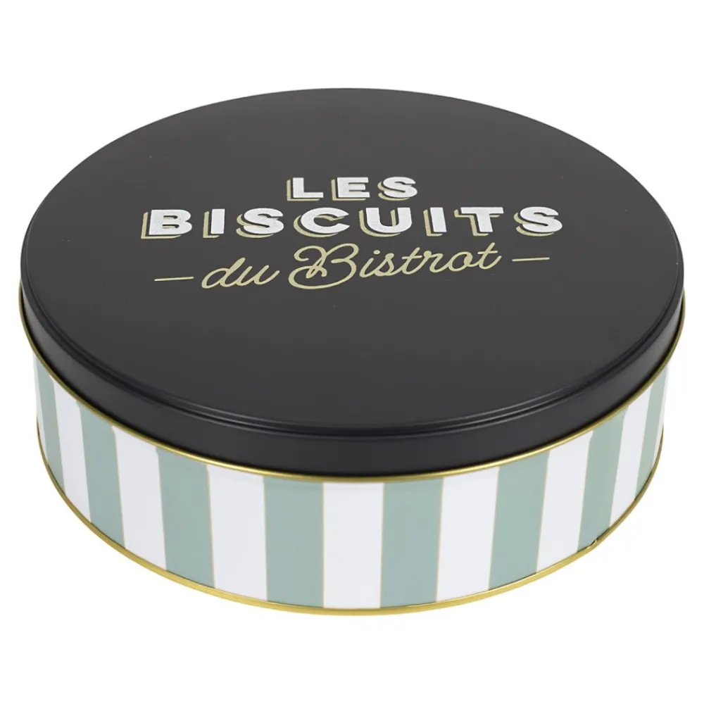 Puszka na ciastka Bistrot zielone pasy * HowHomely Discount